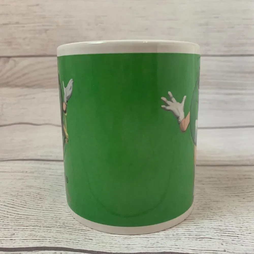 Green M&M Coffee Mug Collectible Mars Cup by Cyrk, Inc. Tea Hot Chocolate